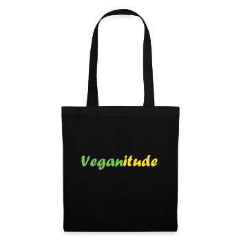 Légumes Humour je suis vegan - Sac en tissu - noir - Devant