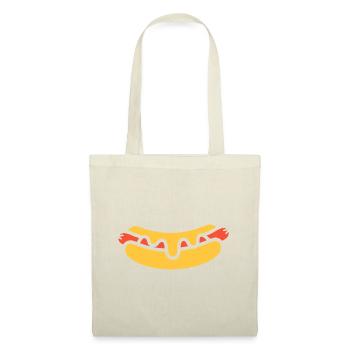 Hot-dog - Sac en tissu - nature - Devant