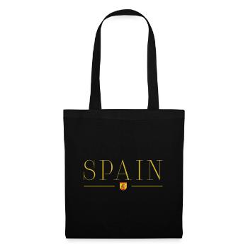 I Love Spain, Elegance Style Design T-Shirt - Tote Bag - black - Front