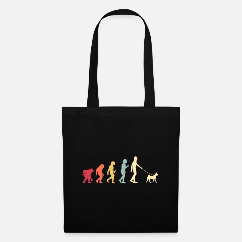 Basenji - Sac en tissu - noir