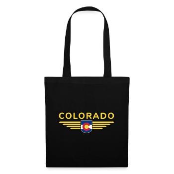 Colorado Fan T-Shirt – Mountains & Adventure - Tote Bag - black - Front