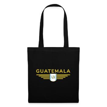 J’aime le Guatemala, T-shirt Style Design - Sac en tissu - noir - Devant