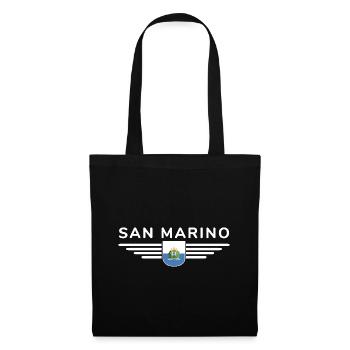 I Love San Marino, T-shirt design de style élégance - Sac en tissu - noir - Devant