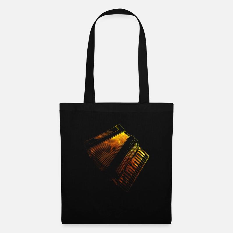 accordéon - Sac en tissu - noir