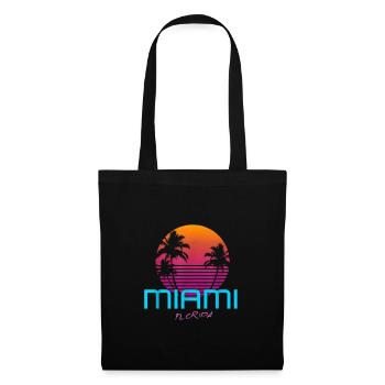 Miami Florida Retro Style - Tote Bag - black - Front