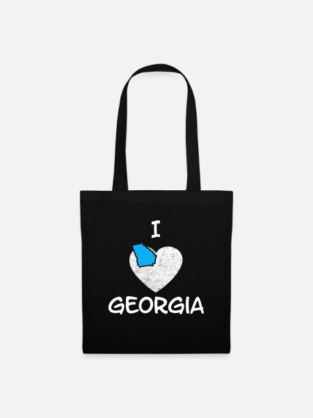 Georgia - Stoffbeutel - Schwarz