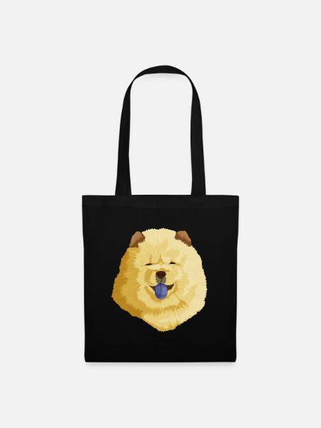 Chow Chow - Stoffbeutel - Schwarz