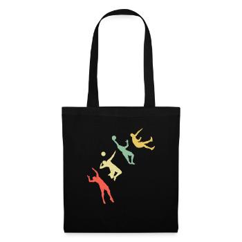 Retro Volleyball - Tote Bag - black - Front