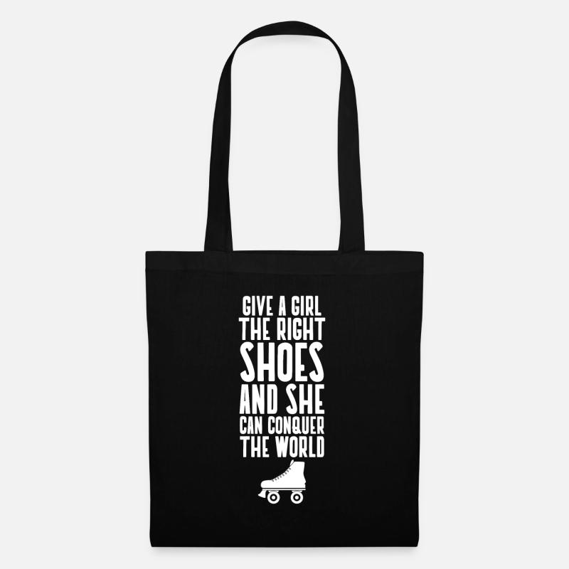 Roller skating - Tote Bag - black