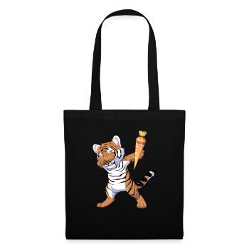 Écolier tamponner - Sac en tissu - noir - Devant
