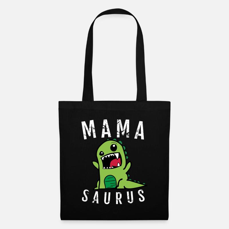 Mama Mamasaurus - Stoffbeutel - Schwarz