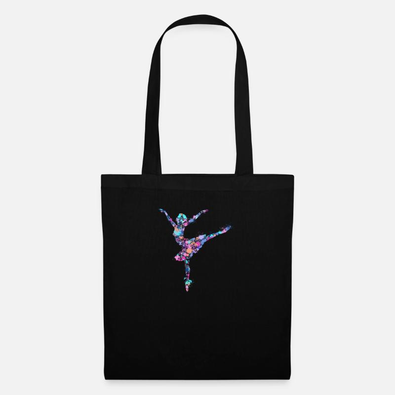 Splash Ballet Ballerina - Stoffbeutel - Schwarz