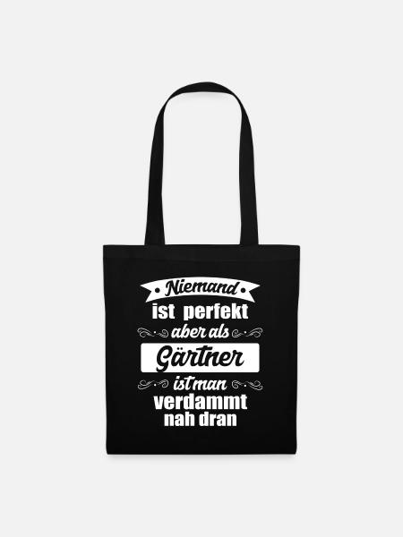 Gärtner - Stoffbeutel - Schwarz