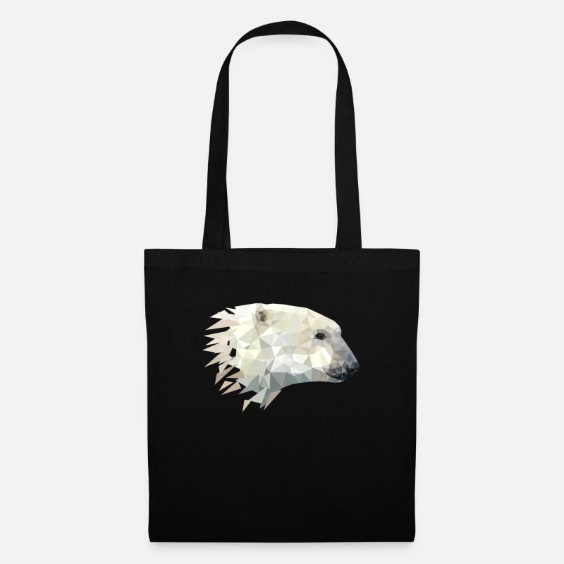 Polar Bär Eisbär Design - Stoffbeutel - Schwarz