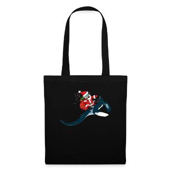 Christmas Manta Ray Xmas Diving Gift Idea - Tote Bag - black - Front