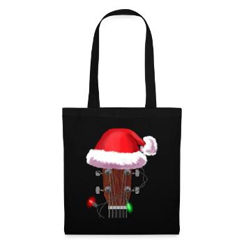 Noël cadeau musicien idée cadeau de Noël - Sac en tissu - noir - Devant
