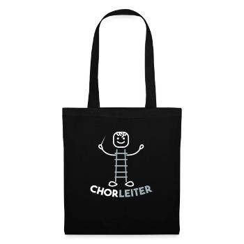 Chorleiter Chor Dirigent Stimmen Musik Geschenk - Stoffbeutel - Schwarz - Vorne