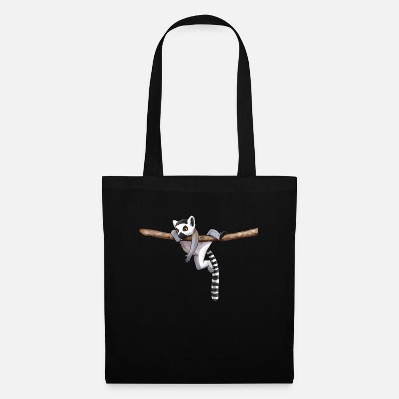 Lemur - Tote Bag - black