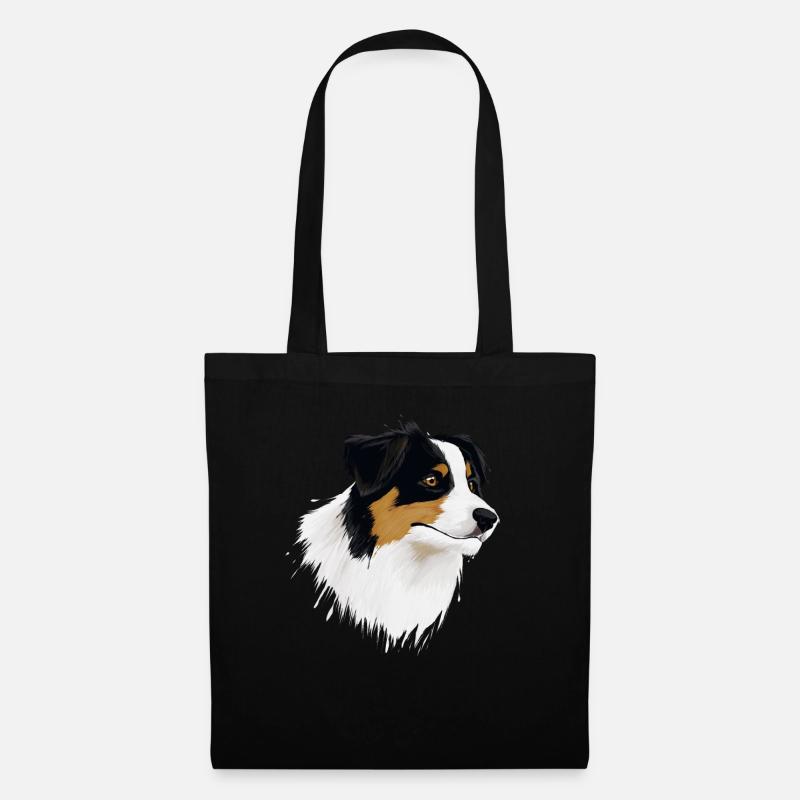 AUSTRALIAN SHEPHERD - Sac en tissu - noir
