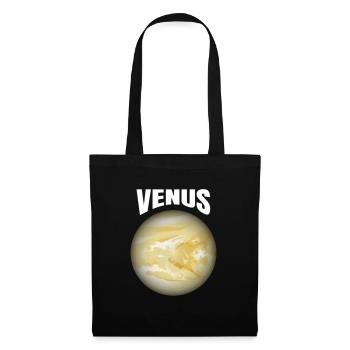 Planet Venus - Stoffbeutel - Schwarz - Vorne
