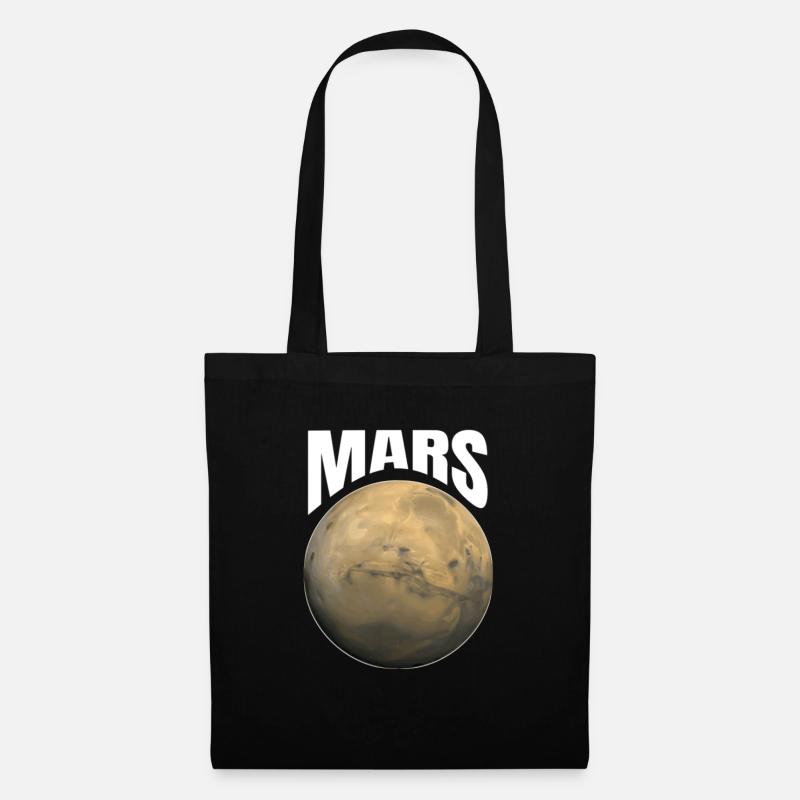 Planète Mars - Sac en tissu - noir