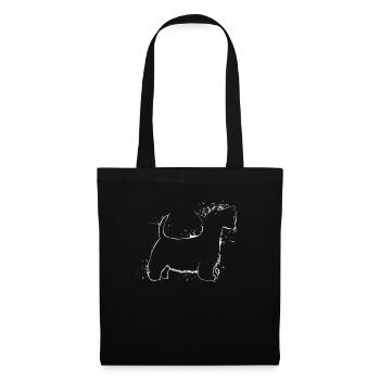 Scottish Terrier Dog - Tote Bag - black - Front