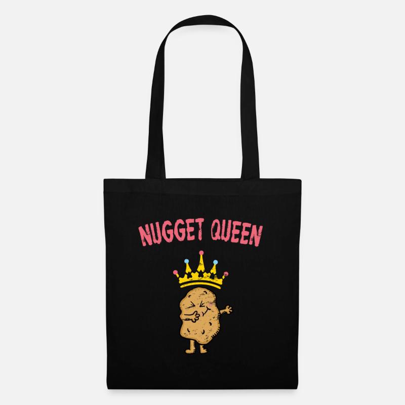 Nuggets de poulet Nuggets de poulet - Sac en tissu - noir