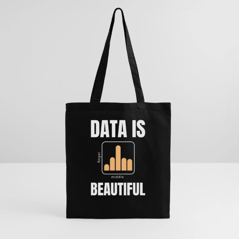 Daten Deep Learning KI Nerd Big Data Is Beautiful Stoffbeutel