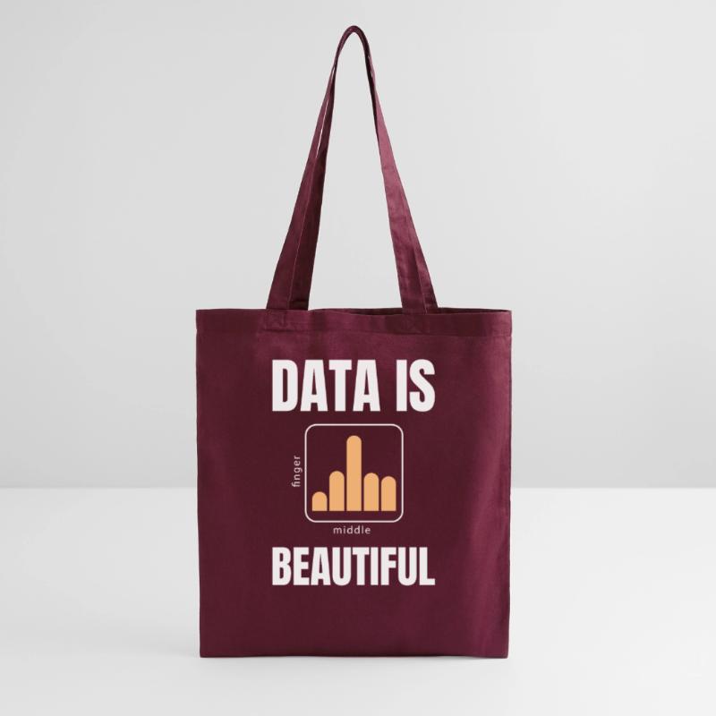 Data deep learning AI nerd big data is beautiful Tote Bag
