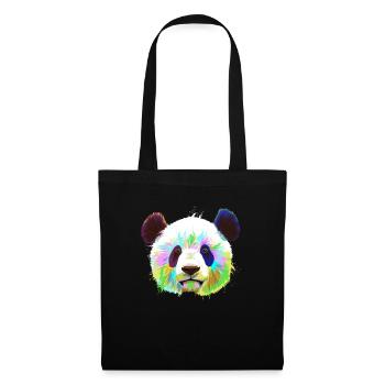 Splash Panda - Stoffbeutel - Schwarz - Vorne