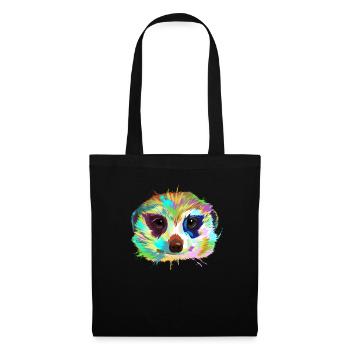 Meerkat Portrait - Tote Bag - black - Front