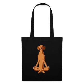 Kurzhaarige Ungarische Vorstehhund Meditation - Stoffbeutel - Schwarz - Vorne