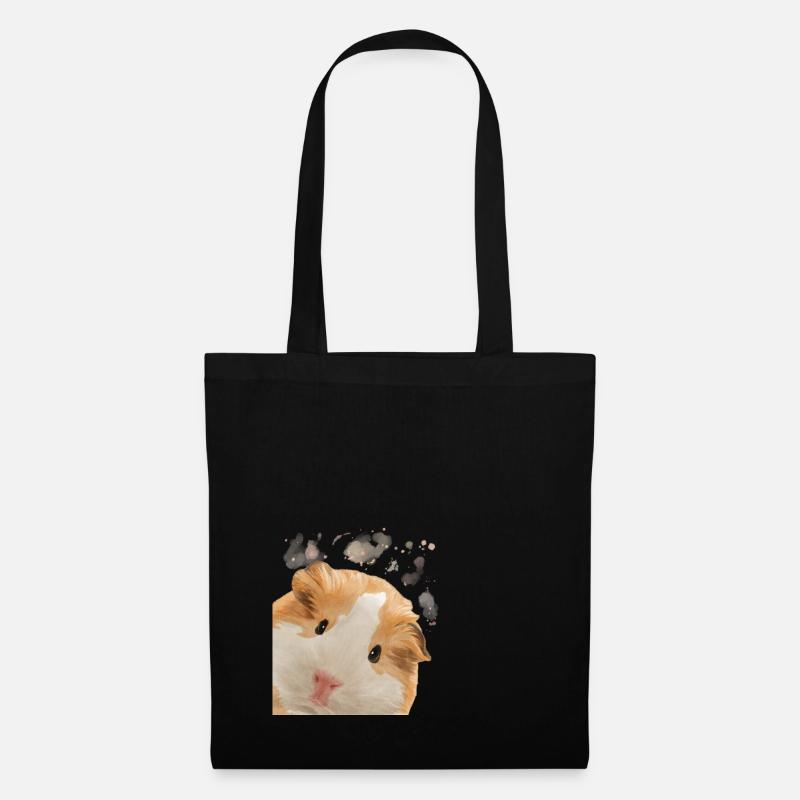 Curious Guinea Pig - Tote Bag - black