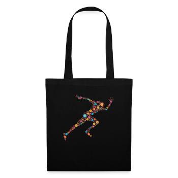 Track And Field Flower Sprinter Women - Tote Bag - black - Front