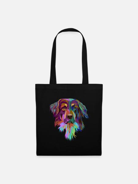 Hovawart Hund - Stoffbeutel - Schwarz