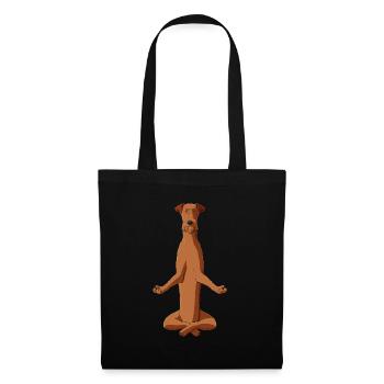 Meditating Irish Terrier Dog - Tote Bag - black - Front