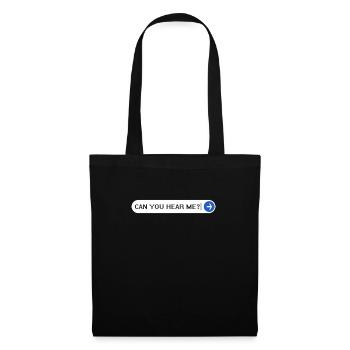 Can you hear me 2020 Home Office Call Cote - Sac en tissu - noir - Devant