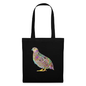 Splash Quails Bird - Tote Bag - black - Front