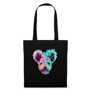 Splash Pumi chien - Sac en tissu - noir - Devant
