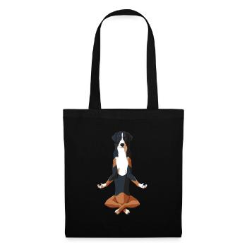 Yoga Appenzell Mountain Dog - Tote Bag - black - Front