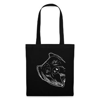 Curious Perro De Presa Canario Dog - Tote Bag - black - Front