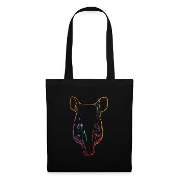 Colorful Tapir - Tote Bag - black - Front
