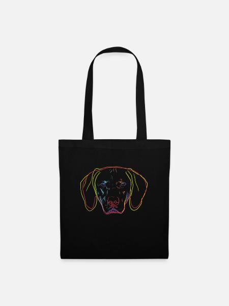 Strokes Hungarian Vizsla Dog - Tote Bag - black