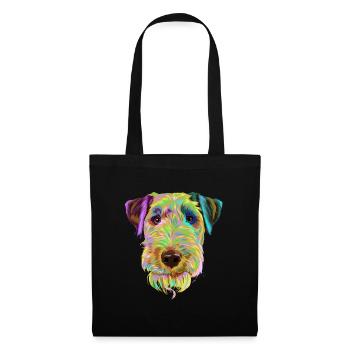 Splash Welsh Terrier Dog - Tote Bag - black - Front