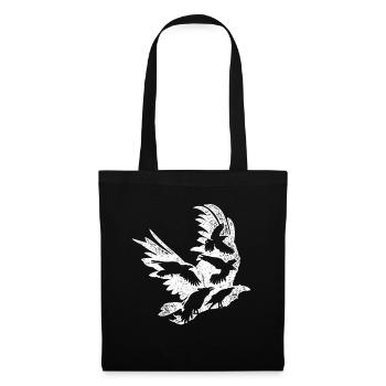 Halloween Gift Bird Raven Crow - Tote Bag - black - Front