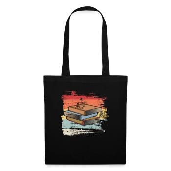 Retro Book - Tote Bag - black - Front