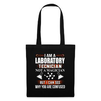 Laboratory Technician Lab Tech Fun Saying - Tote Bag - black - Front