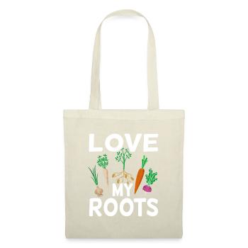 Amour Mes Racines Jardinier amusant Amusement - Sac en tissu - nature - Devant