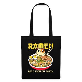 Anime Japon Kawaii cadeau Ramen - Sac en tissu - noir - Devant