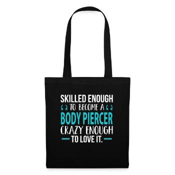 Cleverly For Body Piercers Love It Fun Pun - Tote Bag - black - Front